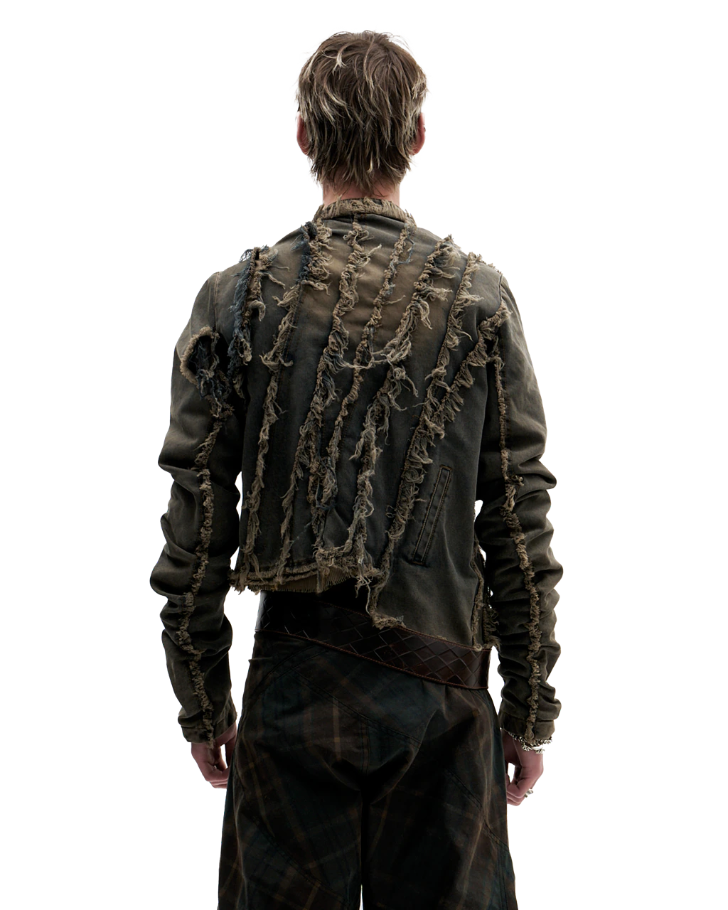 DISTRESSED DENIM WASH JACKET