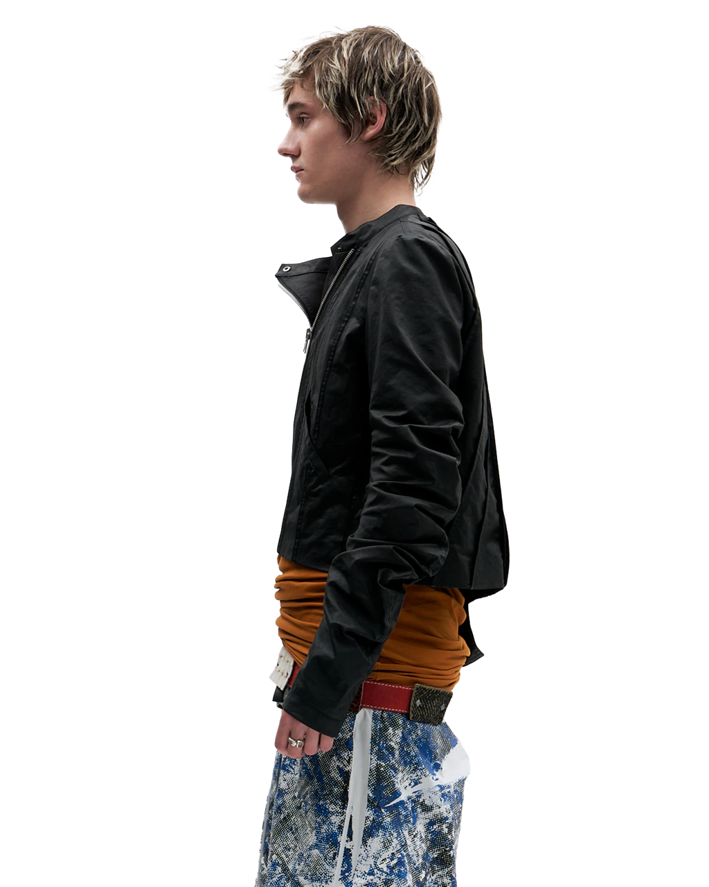 BLACK COATED JACKET