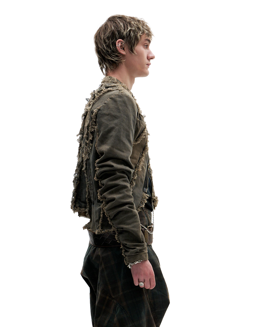 DISTRESSED DENIM WASH JACKET