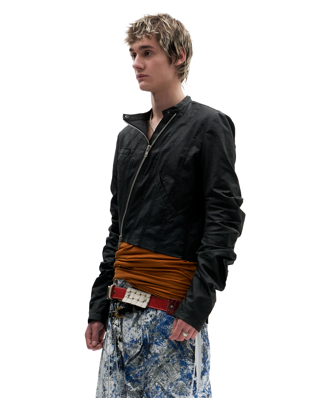 BLACK COATED JACKET